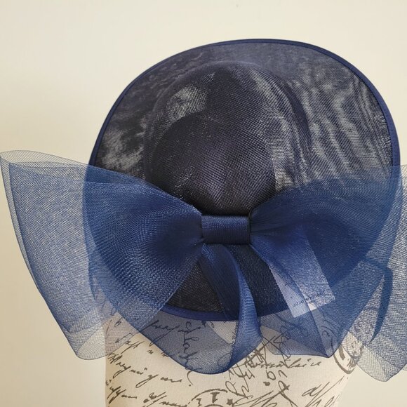Paris Hand-Made Large Brim Ruffle Organza Hat – Elegant Fascinator for Derby main image 5